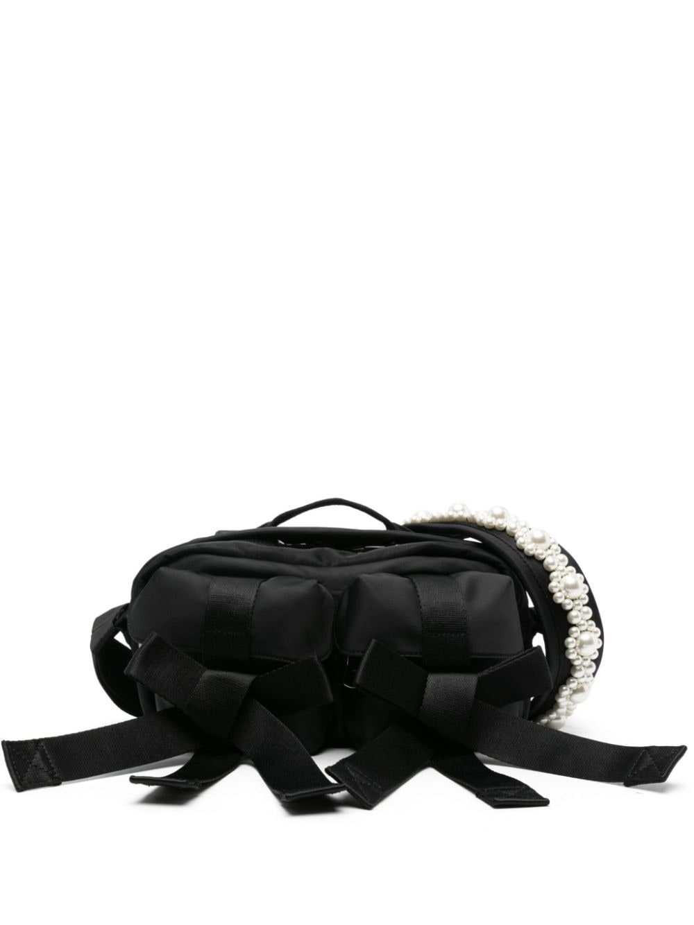 Simone Rocha bow shoulder bag - Black von Simone Rocha