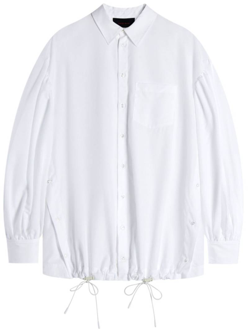 Simone Rocha cotton shirt - White von Simone Rocha