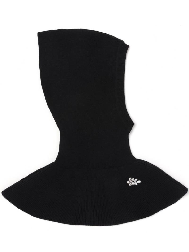 Simone Rocha crystal-embellished balaclava - Black von Simone Rocha