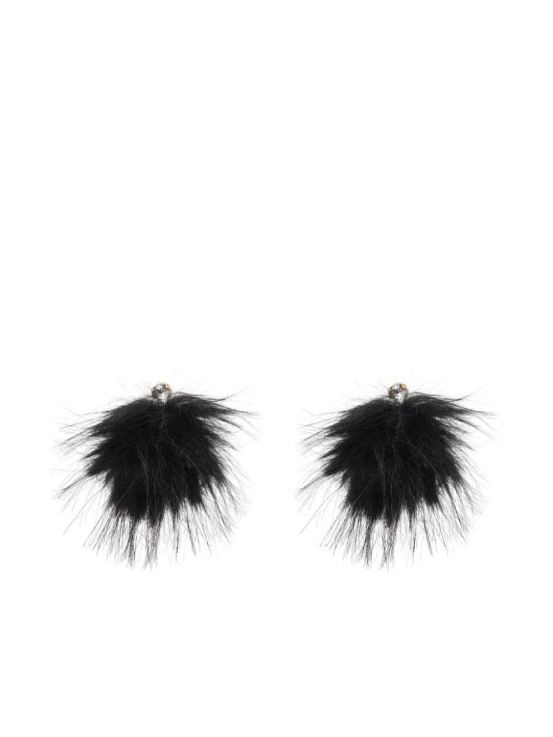 Simone Rocha crystal pompom earrings - Silver von Simone Rocha