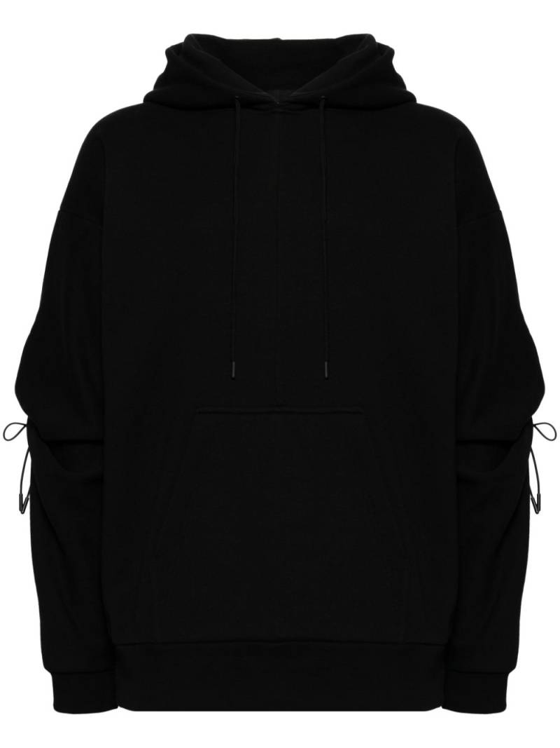 Simone Rocha drawstring cotton hoodie - Black von Simone Rocha