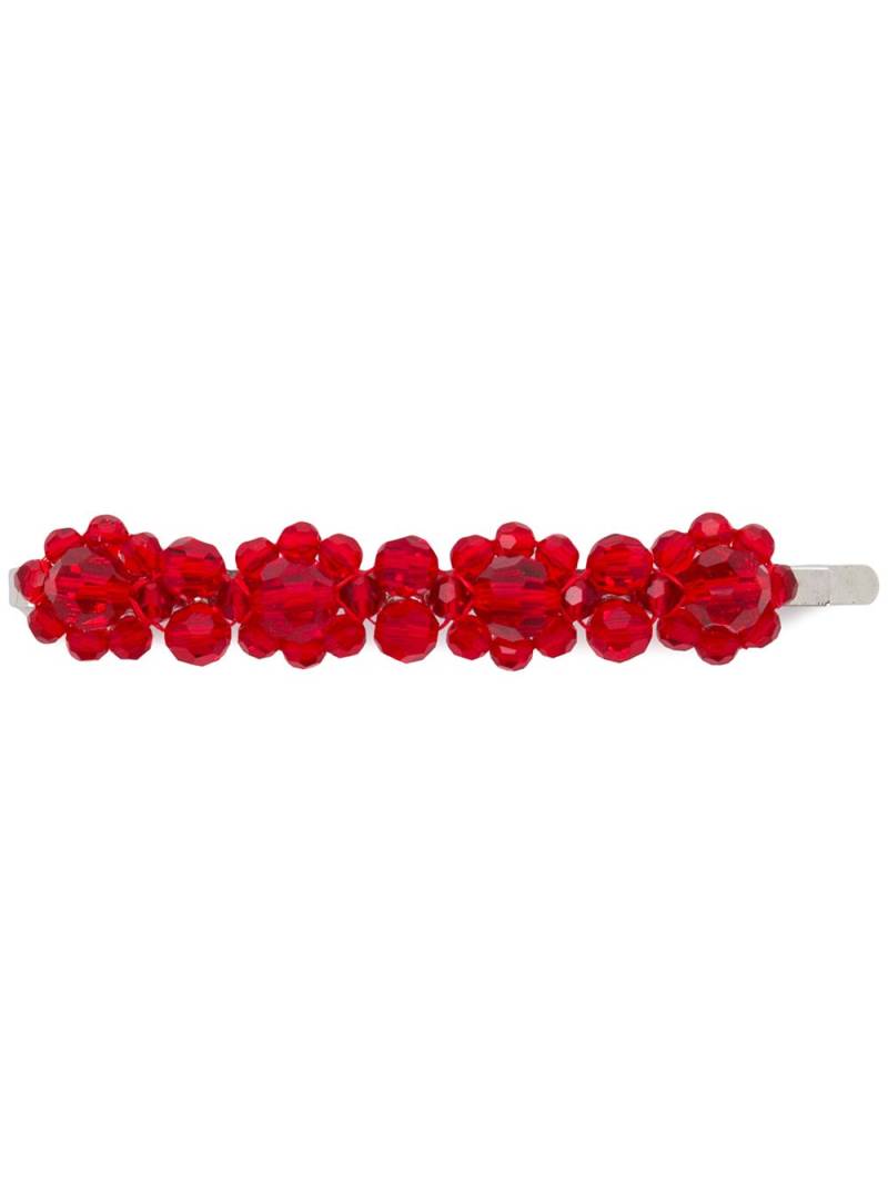 Simone Rocha flower hair clip - Red von Simone Rocha