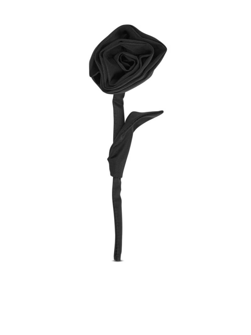 Simone Rocha flower rose brooch - Black von Simone Rocha