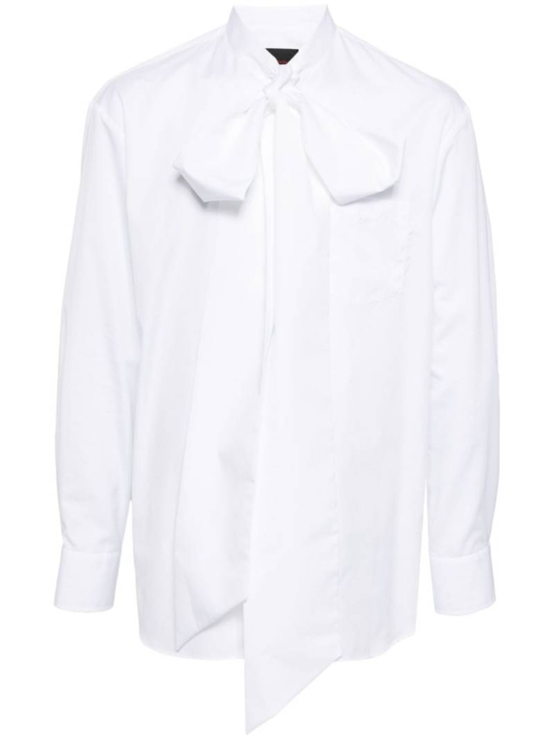 Simone Rocha front bow shirt - White von Simone Rocha