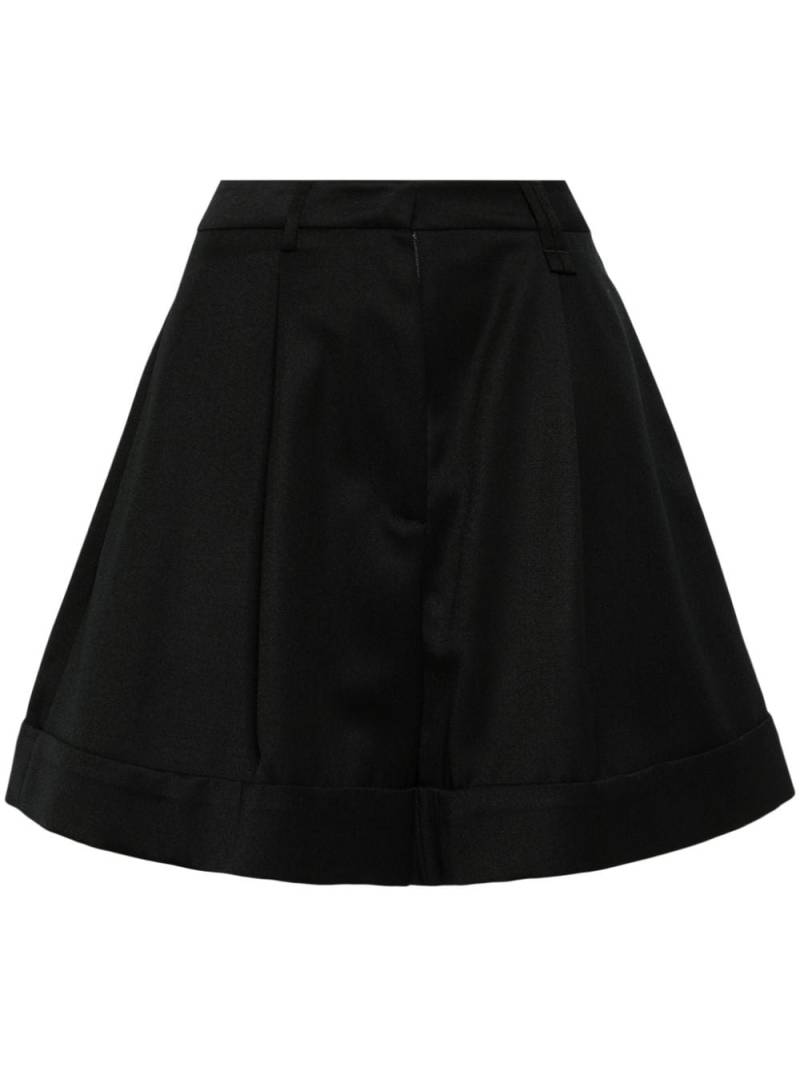 Simone Rocha high-rise flared shorts - Black von Simone Rocha