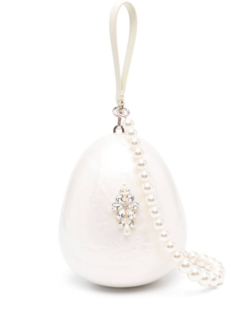 Simone Rocha large Pearl Egg tote bag - Red von Simone Rocha