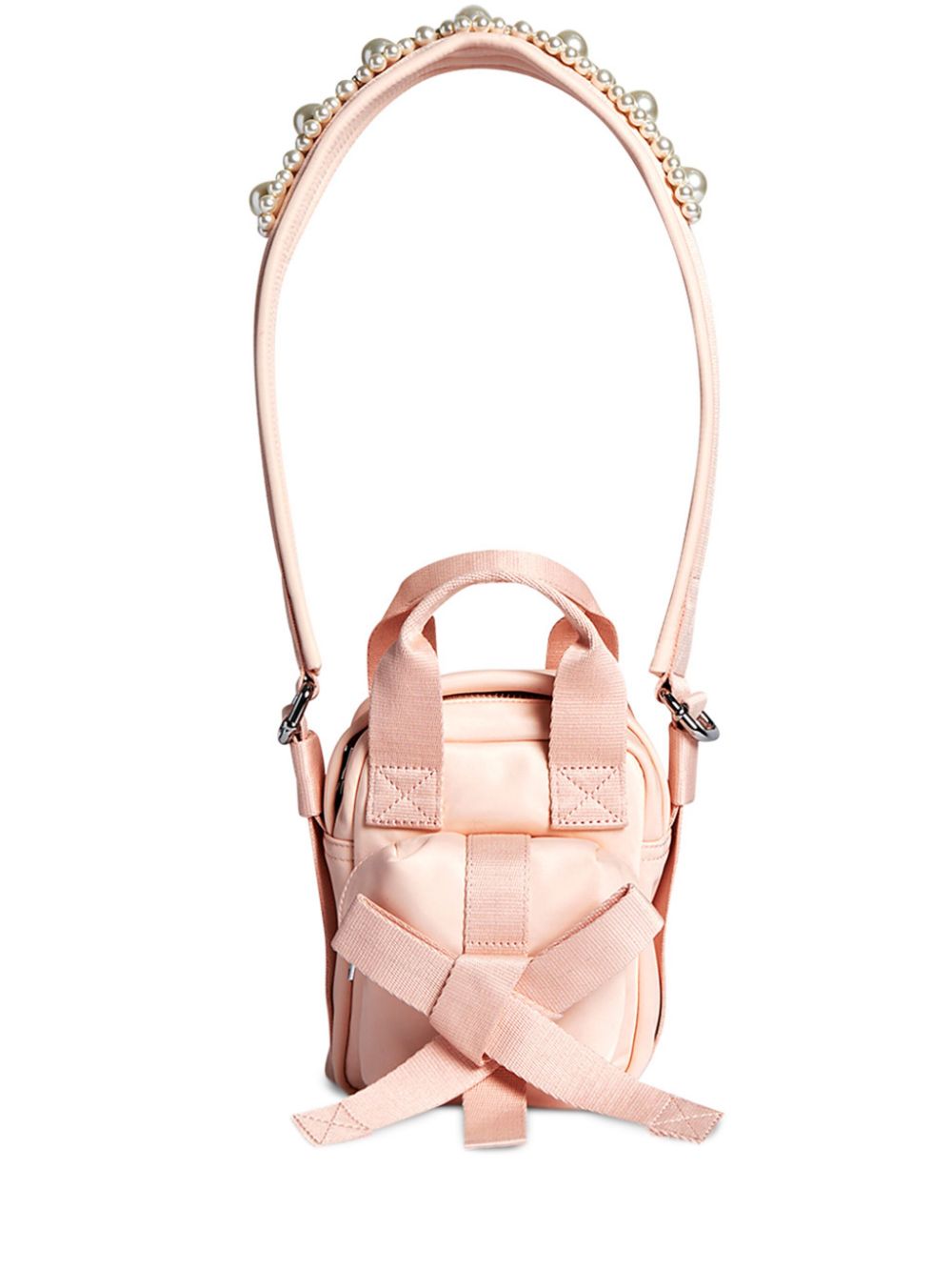 Simone Rocha mini Beaded Classic Bow crossbody bag - Pink von Simone Rocha