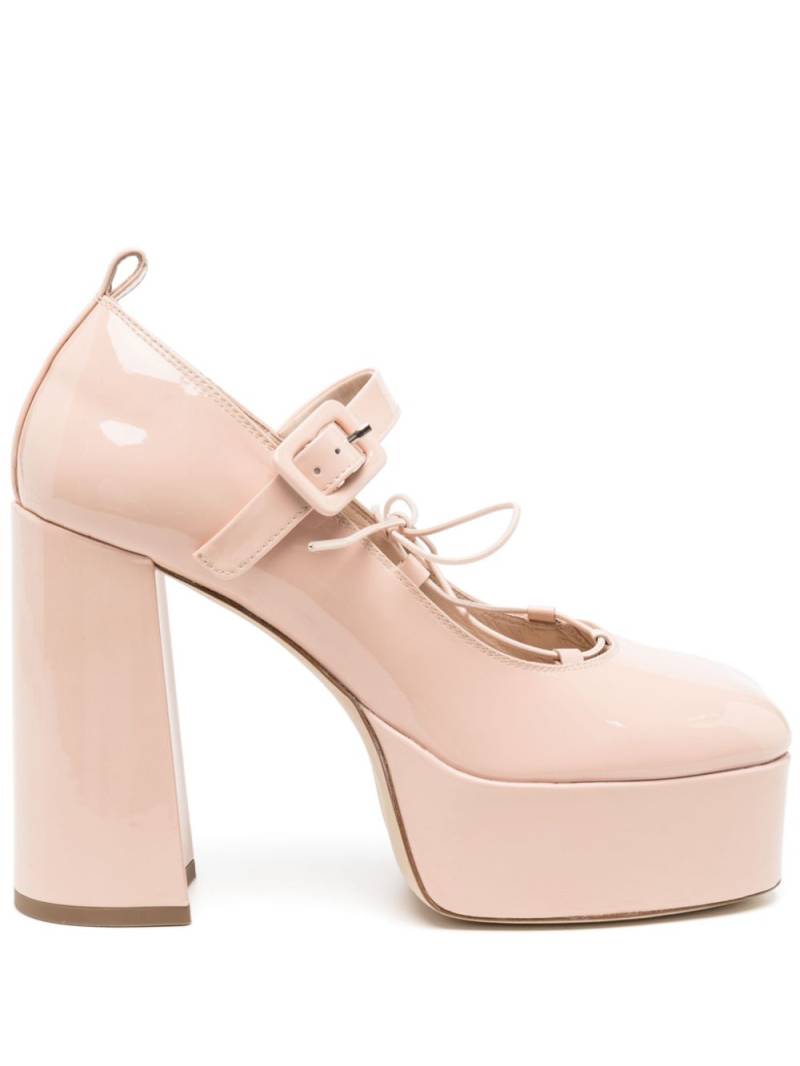 Simone Rocha patent-leather platform pumps - Pink von Simone Rocha