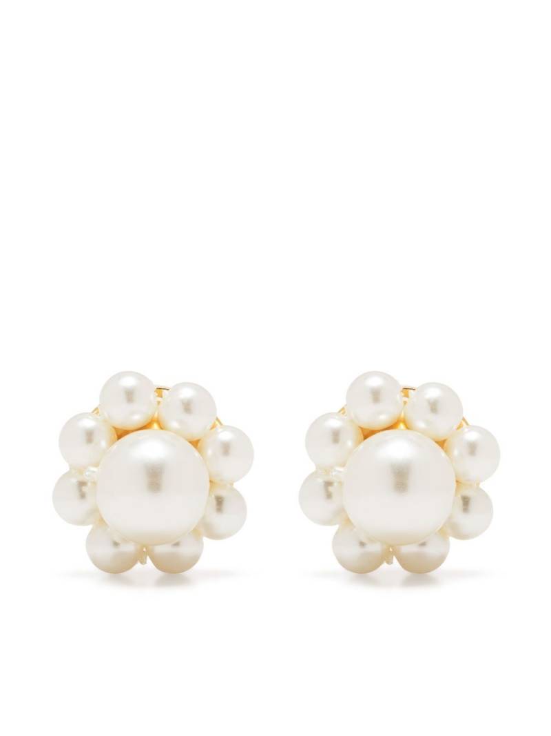 Simone Rocha pearl-embellished earrings - Gold von Simone Rocha