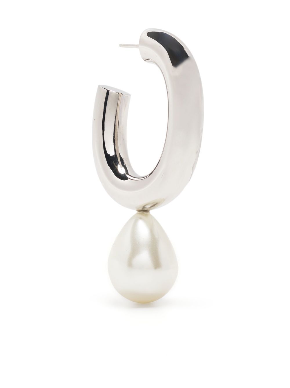 Simone Rocha pearl hoop earrings - Silver von Simone Rocha
