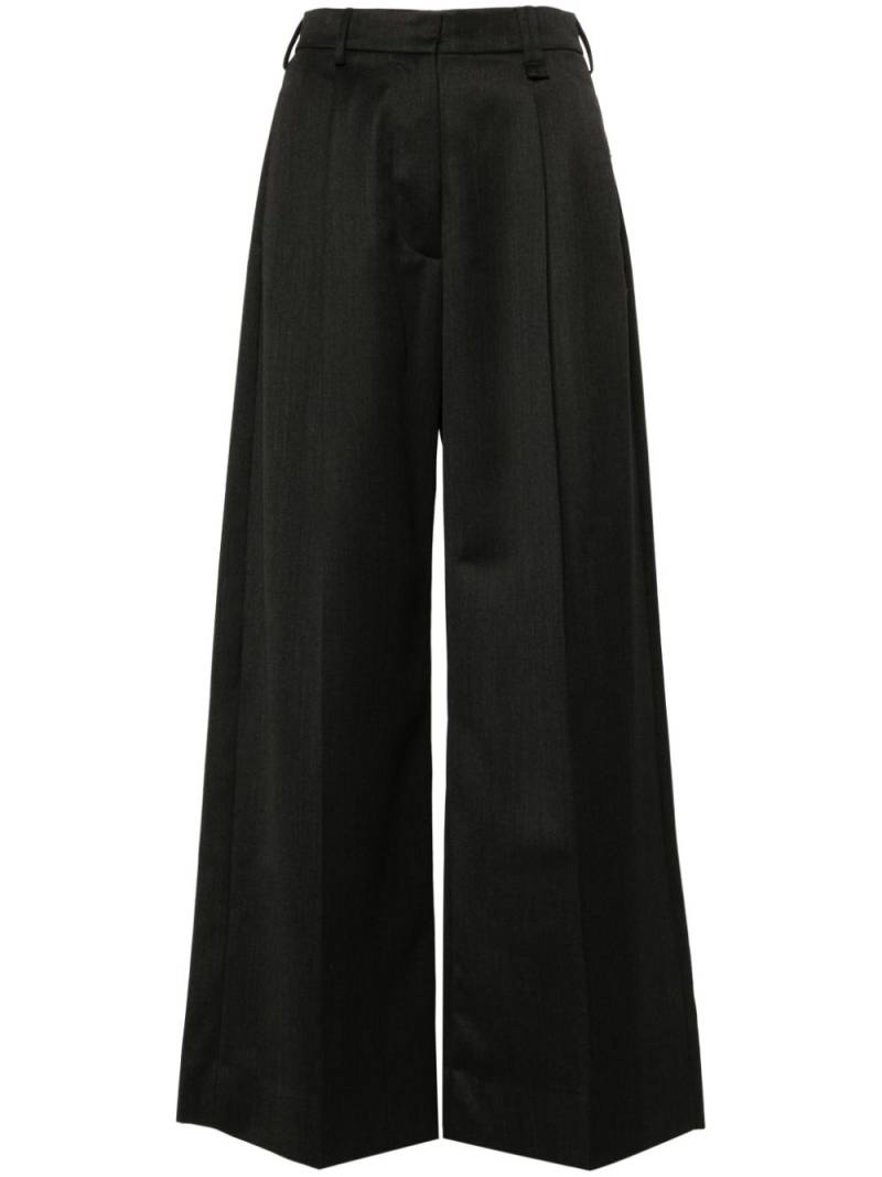 Simone Rocha pleat-detail trousers - Grey von Simone Rocha