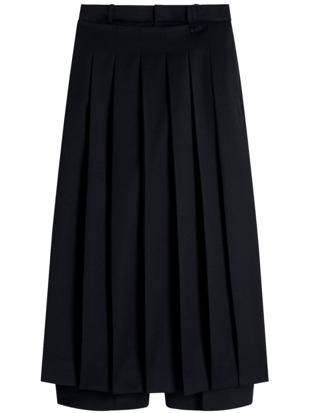 Simone Rocha pleated apron overlay trousers - Black von Simone Rocha