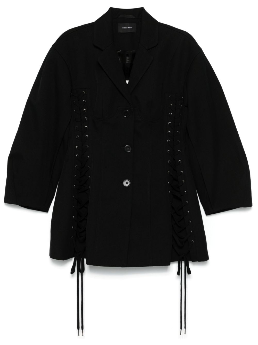 Simone Rocha sculpted corset jacket - Black von Simone Rocha