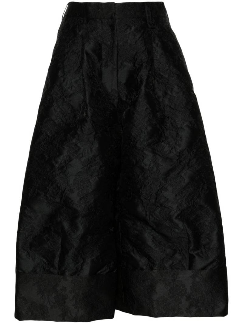 Simone Rocha sculpted cropped trousers - Black von Simone Rocha