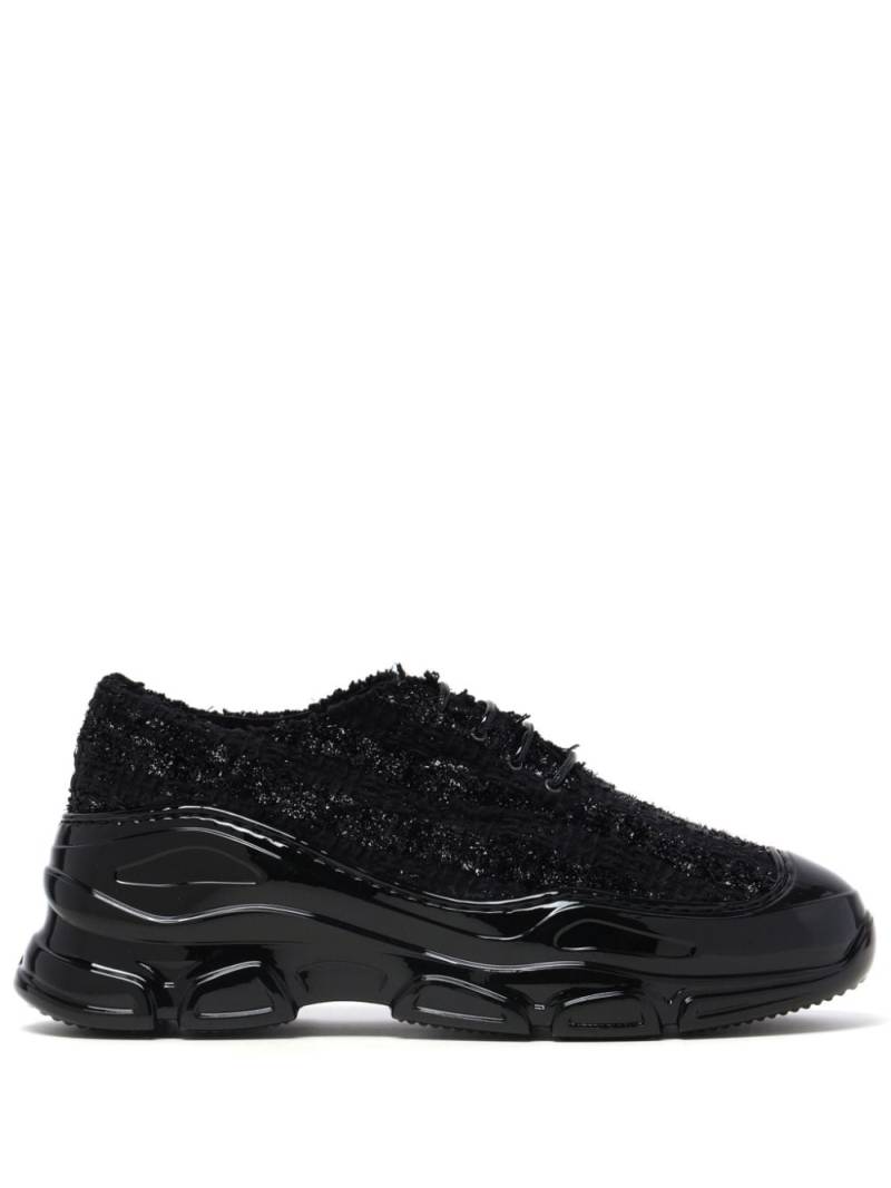 Simone Rocha tweed low-top sneakers - Black von Simone Rocha