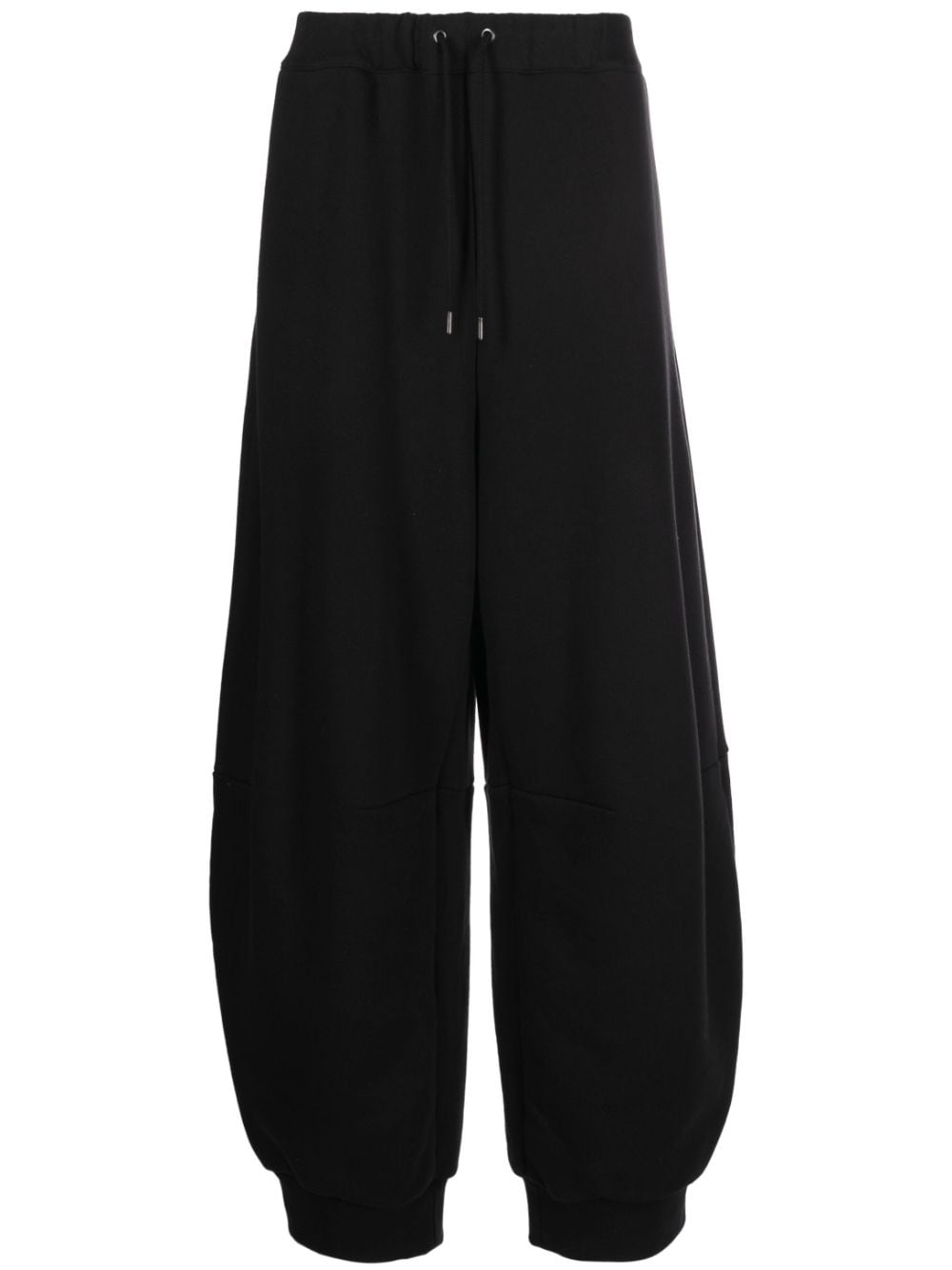 Simone Rocha wide-leg cotton-blend track pants - Black von Simone Rocha