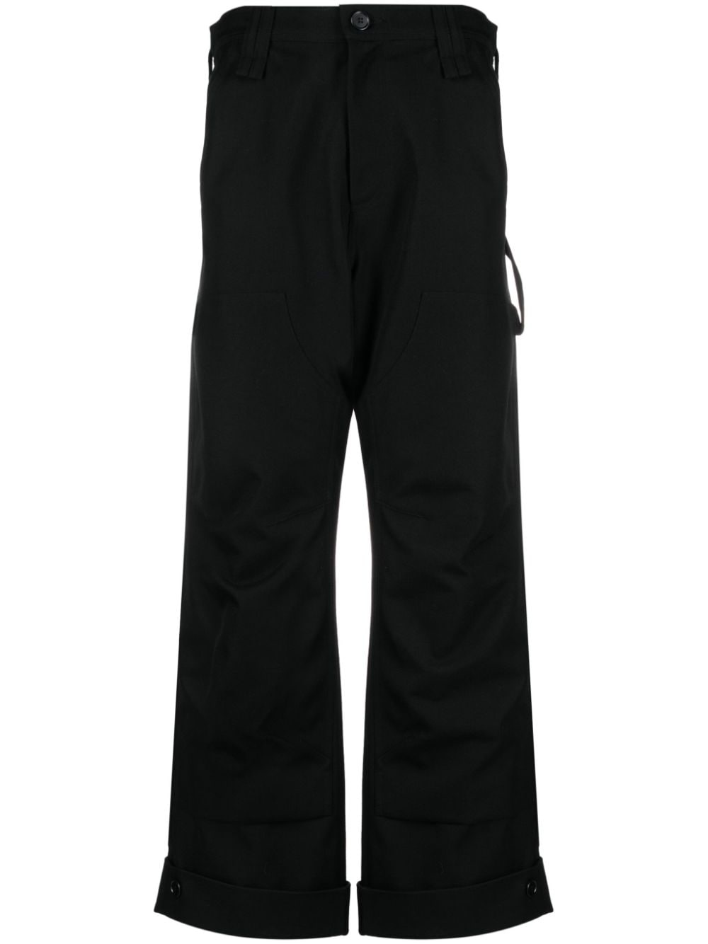 Simone Rocha workwear straight-leg trousers - Black von Simone Rocha