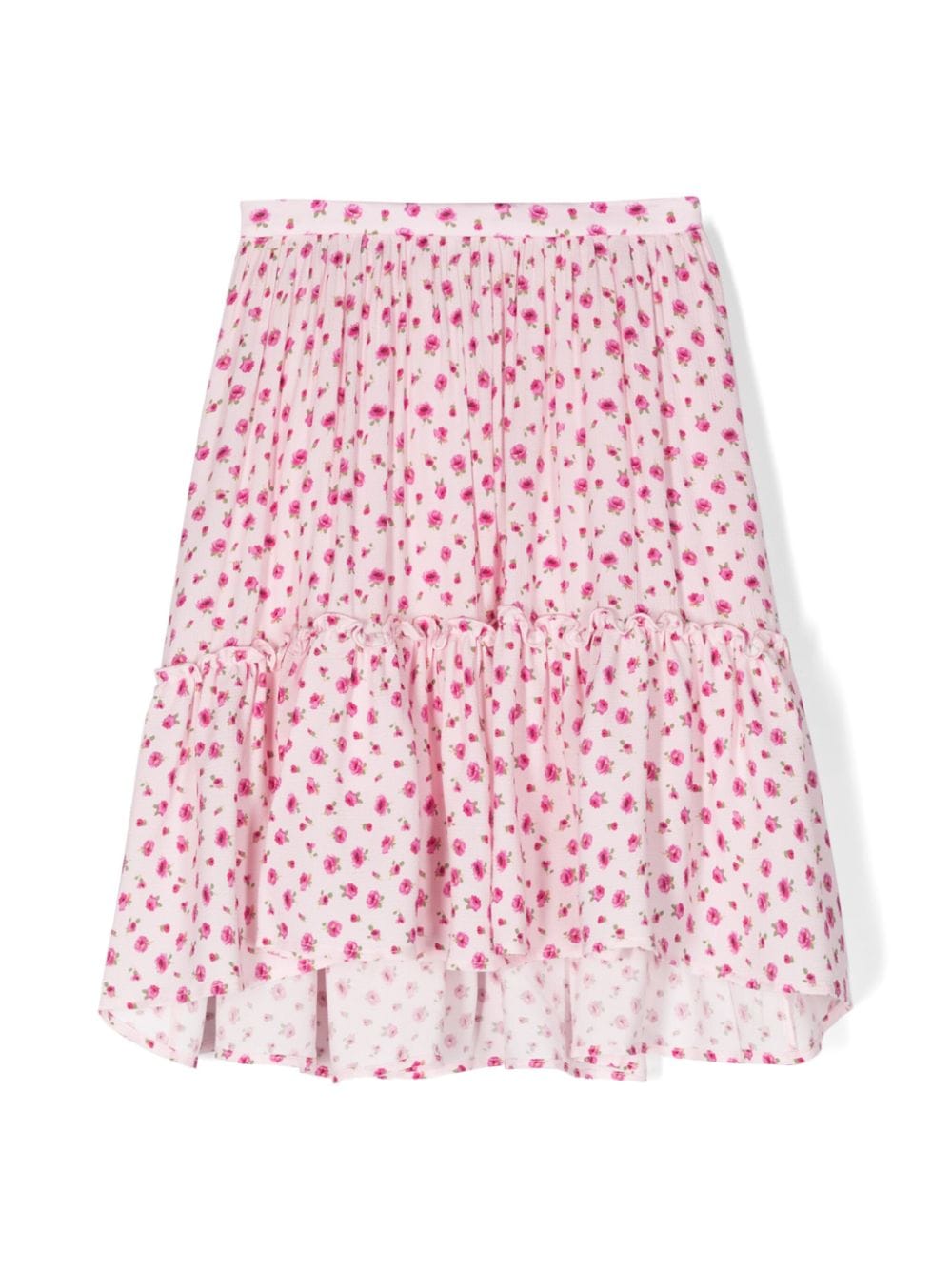 Simonetta floral-print flared skirt - Pink von Simonetta