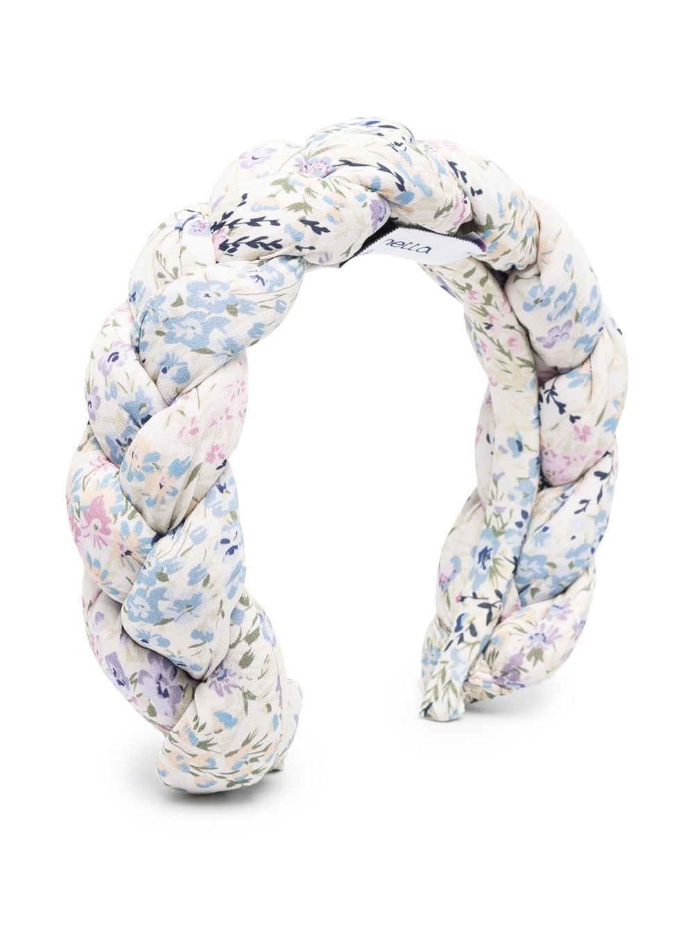 Simonetta floral print padded hairband - White von Simonetta