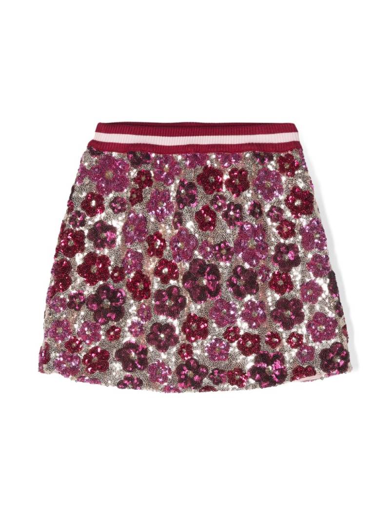 Simonetta sequin embellished skirt - Pink von Simonetta