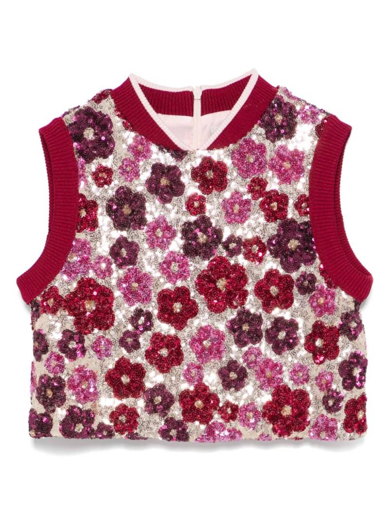 Simonetta sequined top - Pink von Simonetta