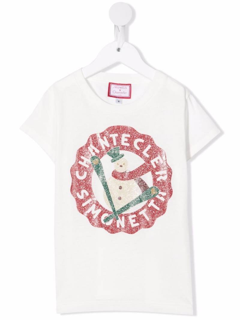 Simonetta snowman-print t-shirt - White von Simonetta