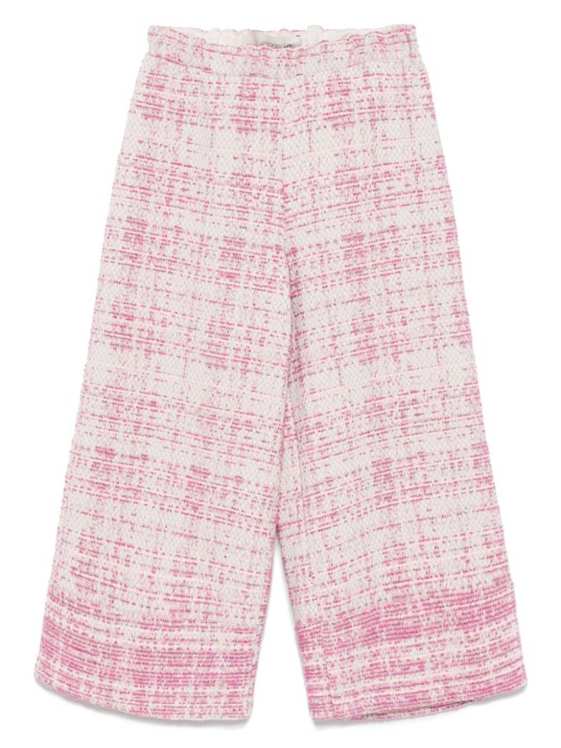 Simonetta tweed trousers - Pink von Simonetta