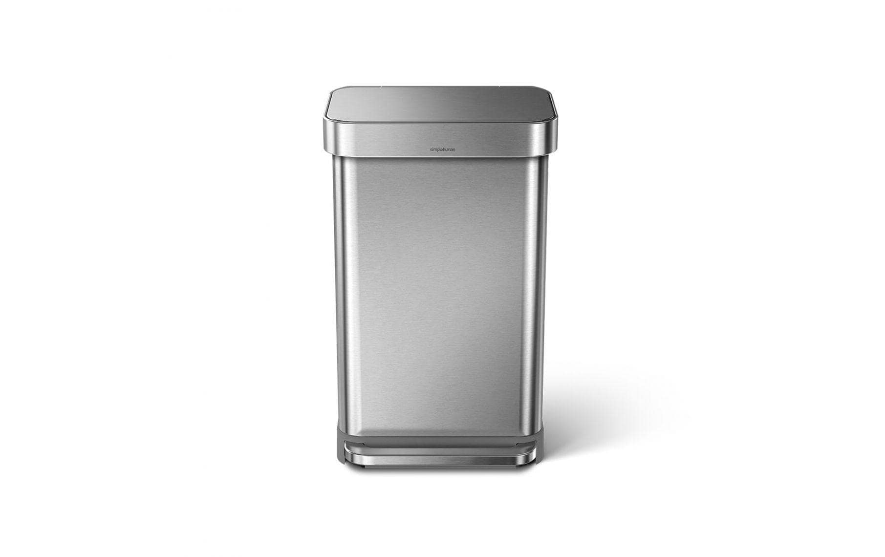 simplehuman Mülleimer »Rechteckiger 45L«, 1 Behälter von Simplehuman