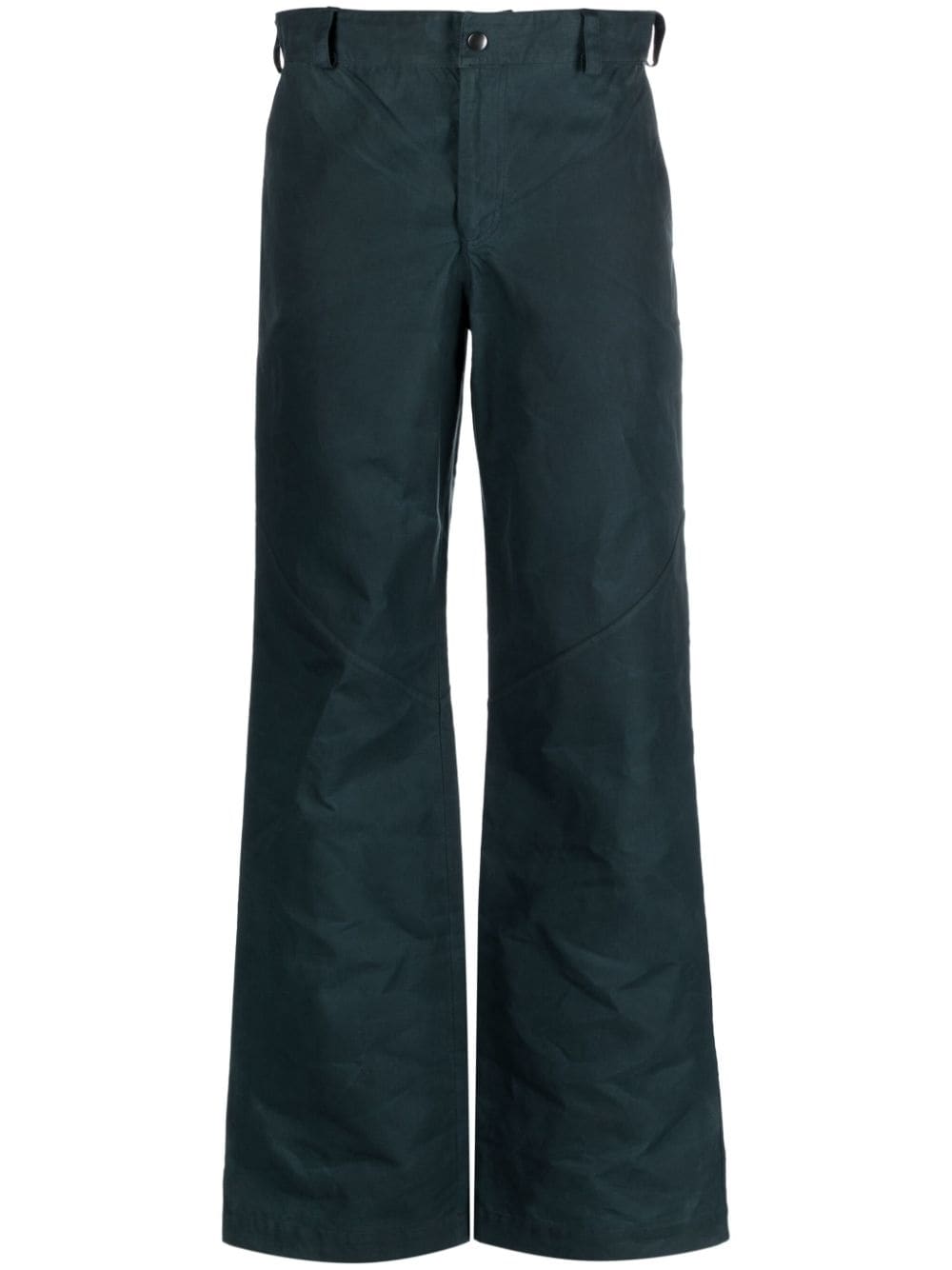 Sinead O'Dwyer mid-rise straight-leg trousers - Blue von Sinead O'Dwyer