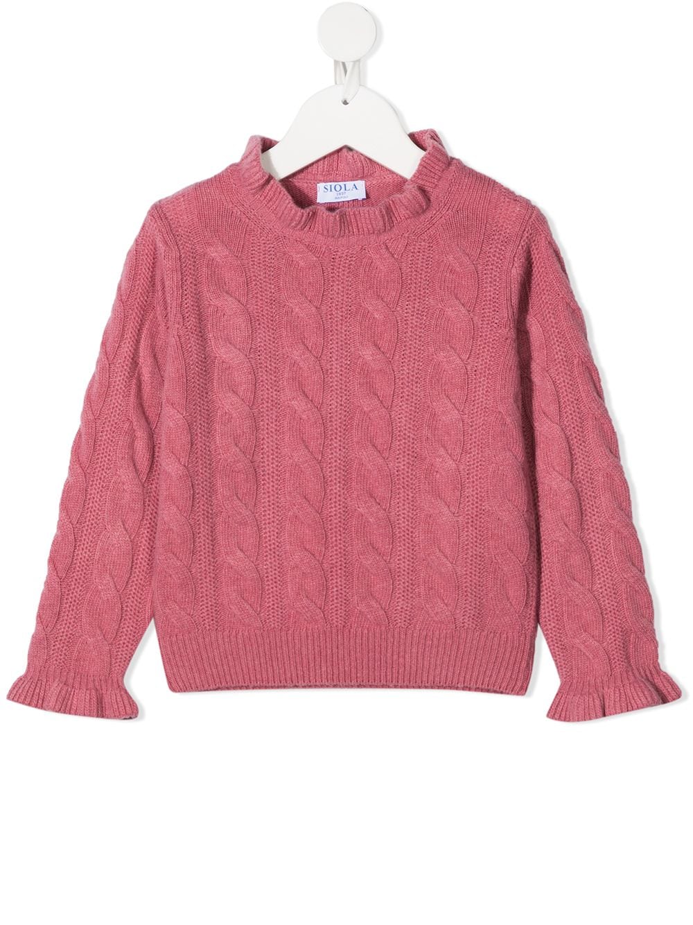 Siola cable-knit jumper - Pink von Siola