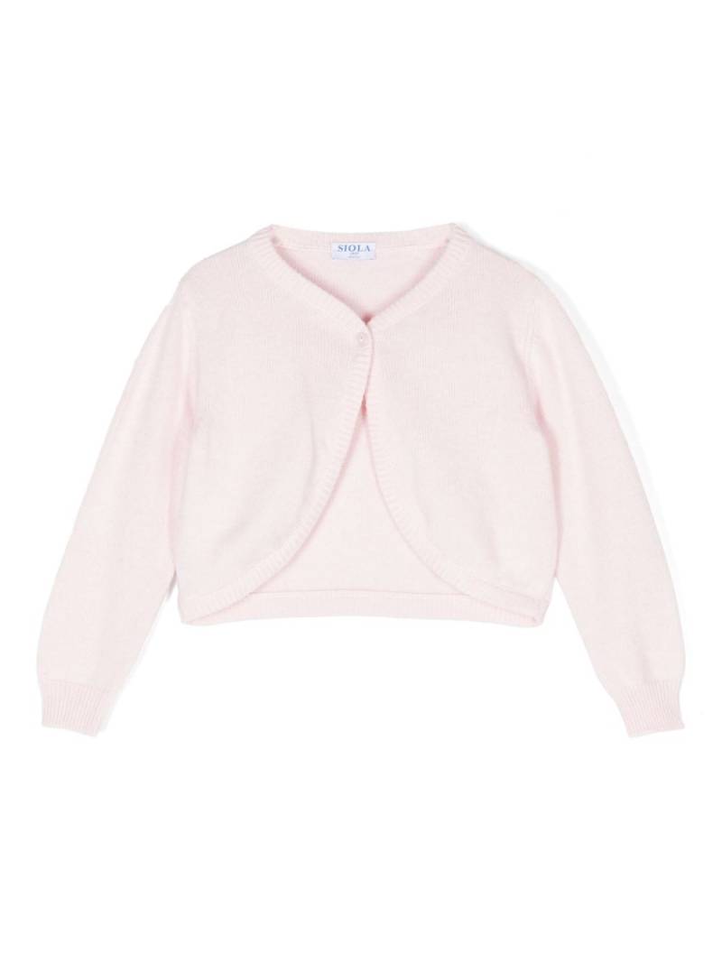 Siola fine-knit cardigan - Pink von Siola