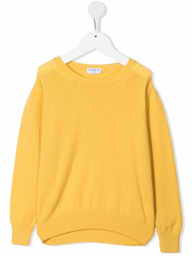 Siola fine-knit cashmere jumper - Yellow von Siola