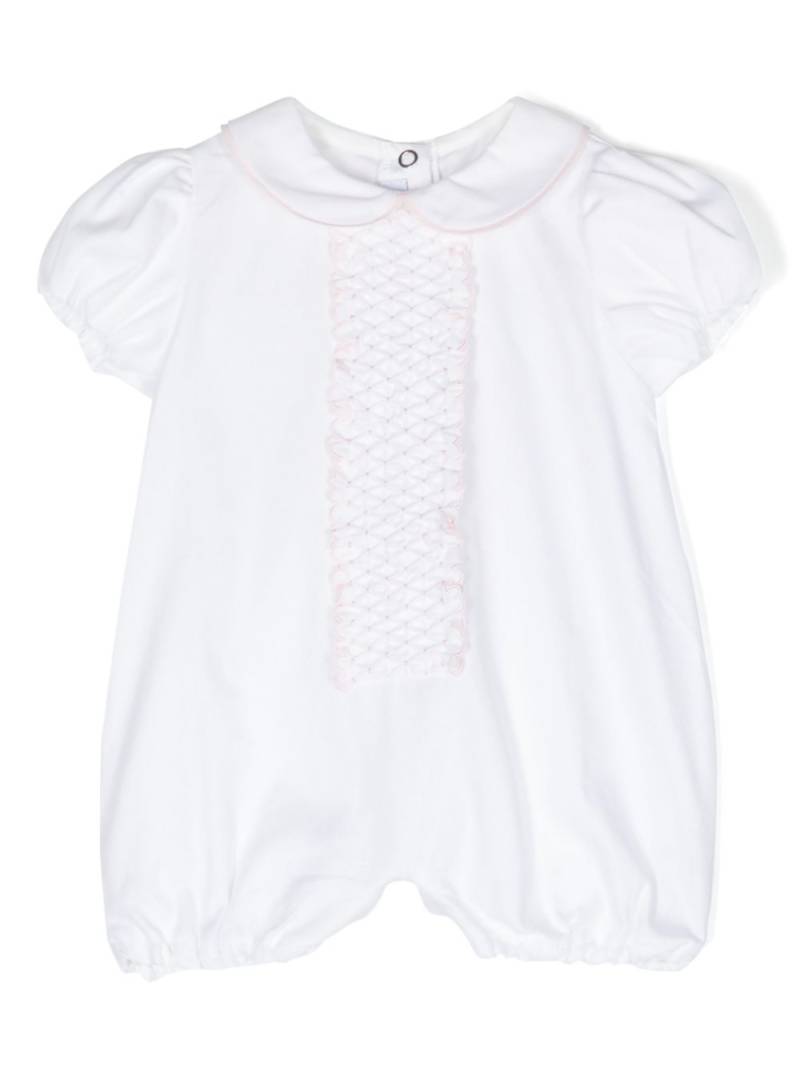 Siola smocked-detail romper - White von Siola