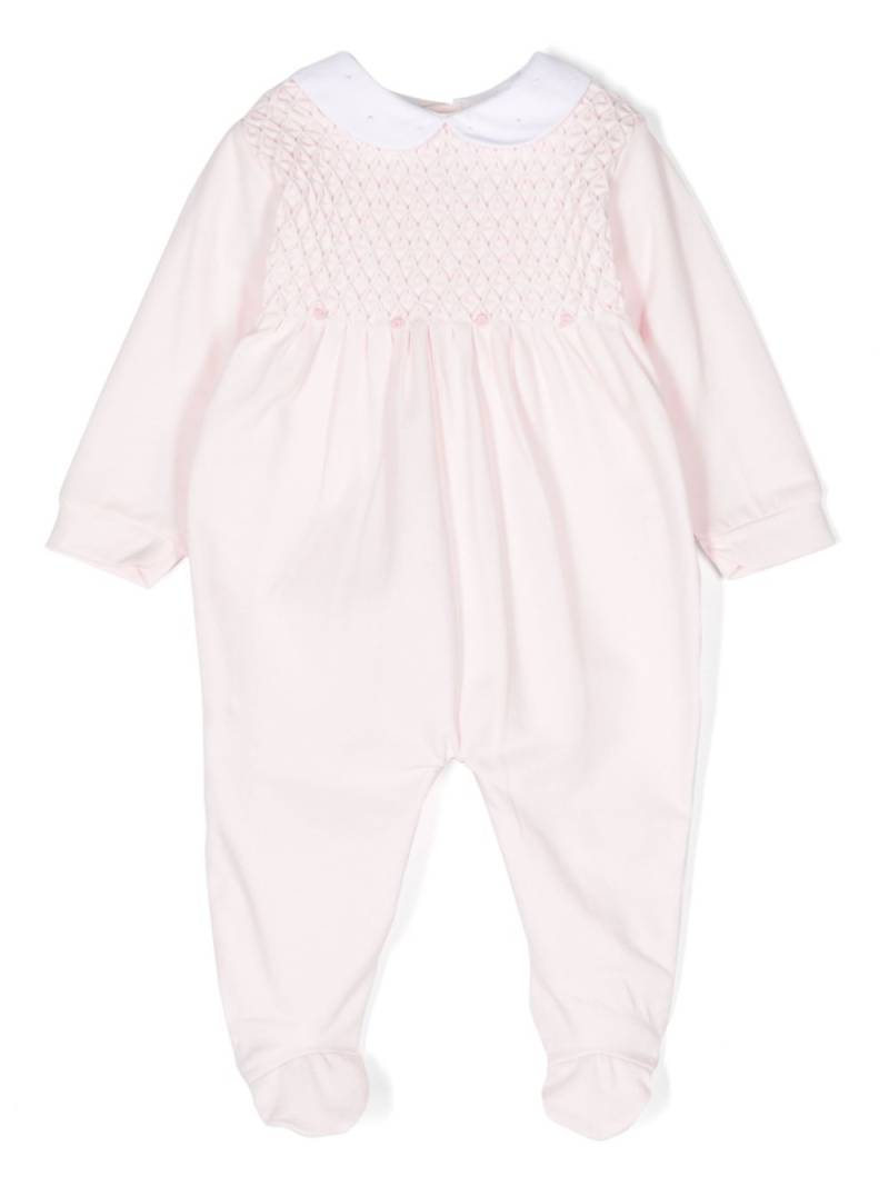 Siola smocked-panel pajamas - Pink von Siola