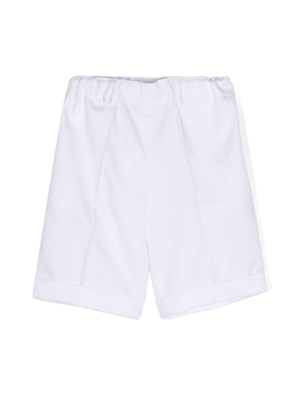 Siola twill cotton shorts - White von Siola