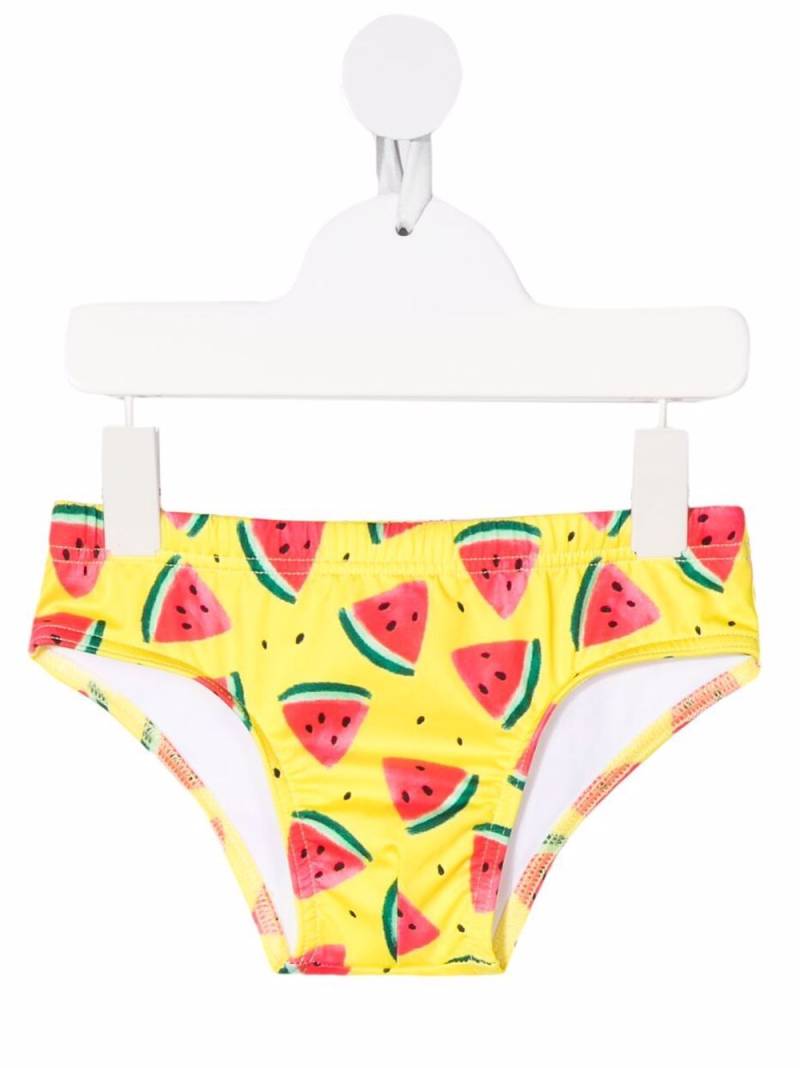 Siola watermelon-print swim trunks - Yellow von Siola