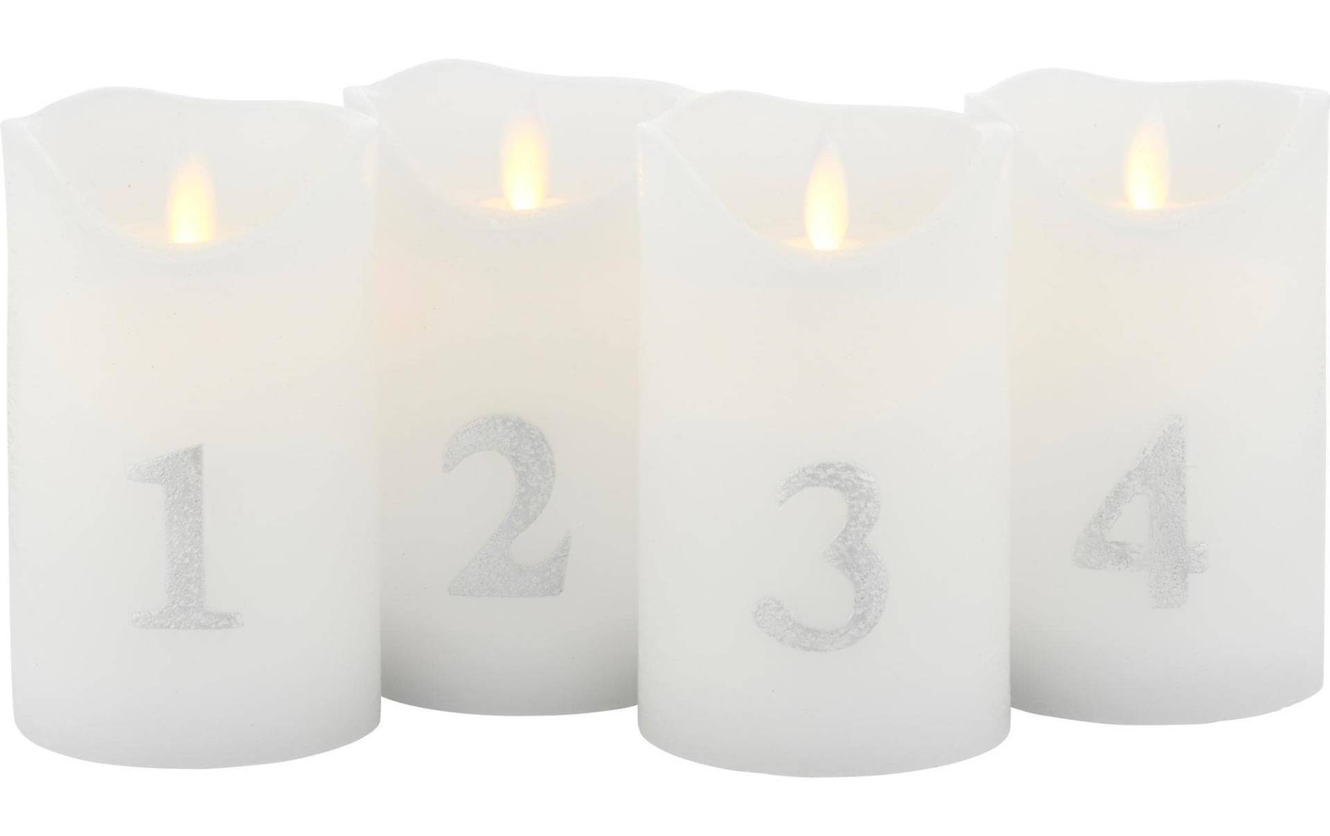 Sirius Adventskerze »LED-Kerzen Advent Sara weiss, silberfarben« Sirius Adventskerze »LED-Kerzen Advent Sara weiss, silberfarben« von Sirius