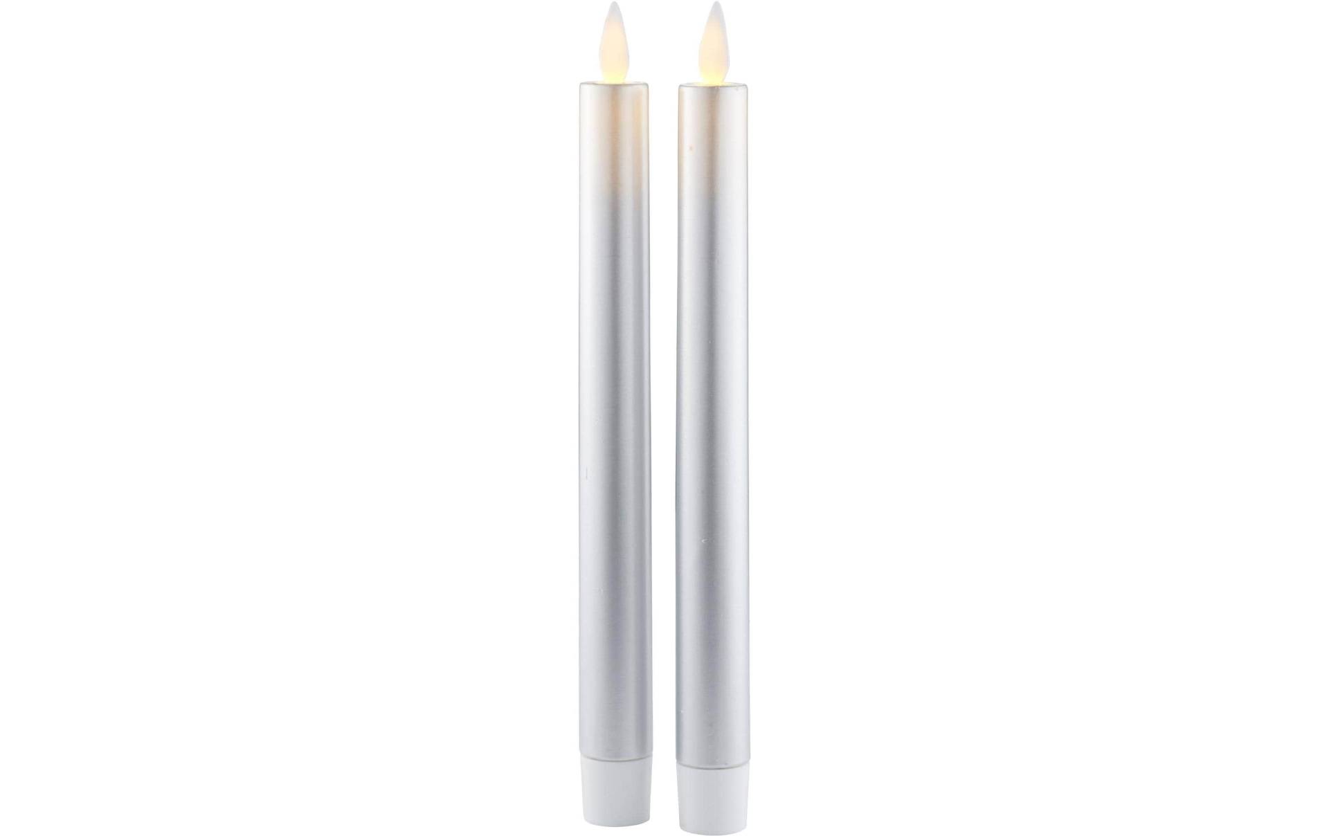 Sirius LED-Kerze »LED-Stabkerzen Set Sara 2tlg silberfarben« Sirius LED-Kerze »LED-Stabkerzen Set Sara 2tlg silberfarben« von Sirius