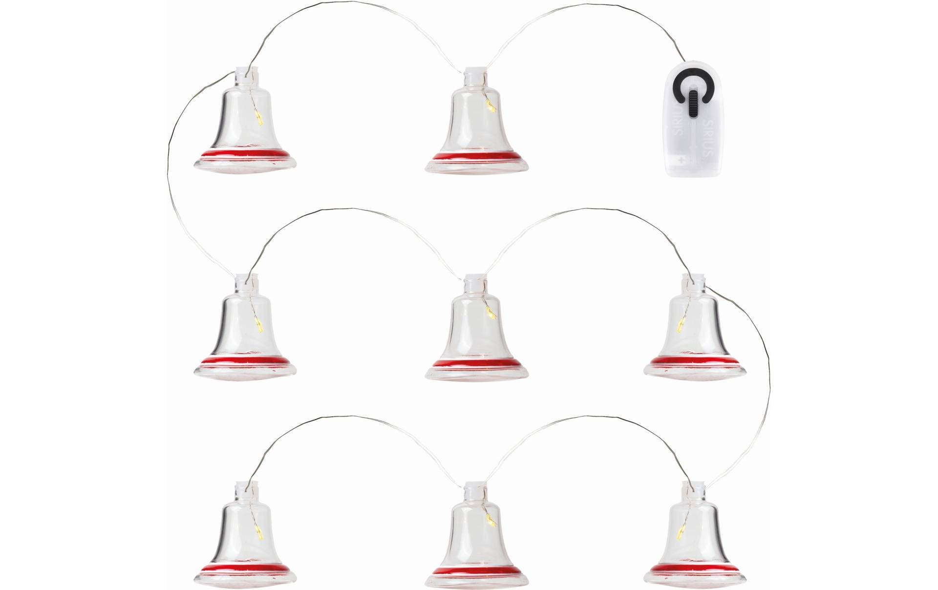 Sirius LED-Lichterkette »LED Lichterkette Tiffany Glocke, Rot«, 8 St.-flammig Sirius LED-Lichterkette »LED Lichterkette Tiffany Glocke, Rot«, 8 St.-flammig von Sirius