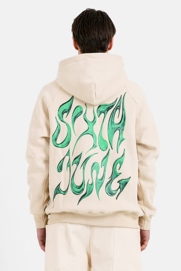 Sixth June Kapuzensweatshirt | Light Beige | Herren  | S von Sixth June