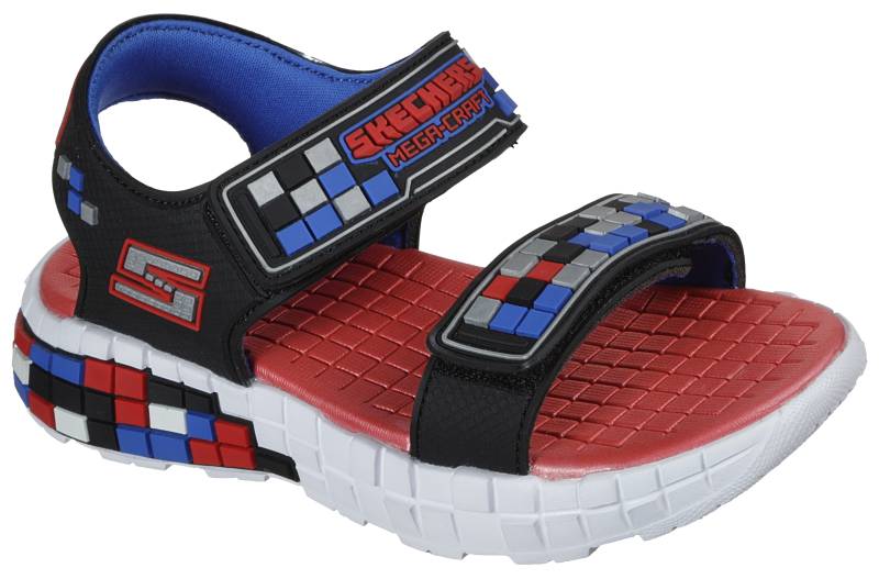 Skechers Sandale »MEGA-CRAFT SANDAL«, Sommerschuh, Klettschuh, Sandalette, im coolen Pixel-Look von Skechers