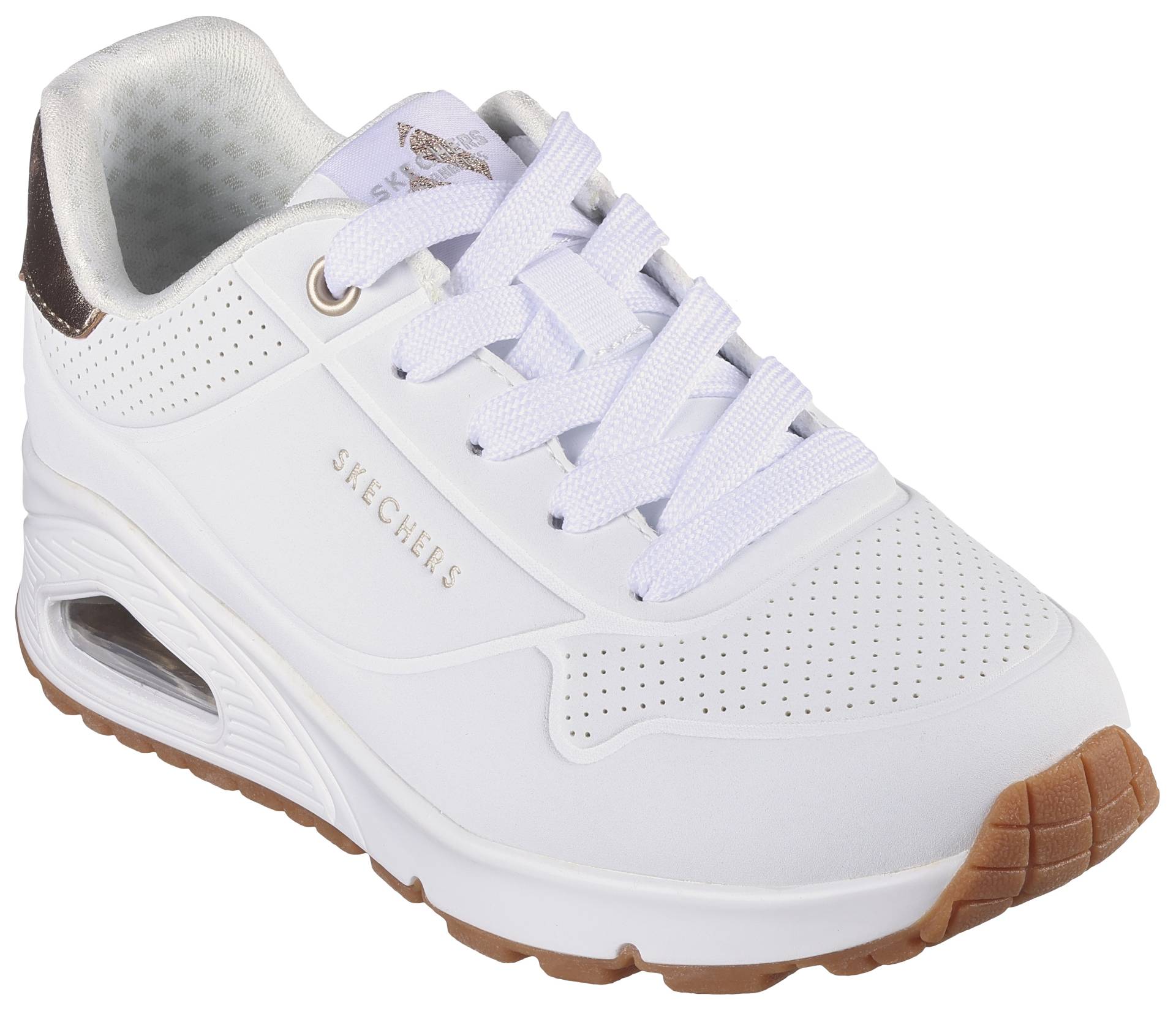 Skechers Kids Sneaker »ESS - STREET GIRLS«, mit gepolstertem Schaftrand, Freizeitschuh, Halbschuh, Schnürschuh von Skechers Kids