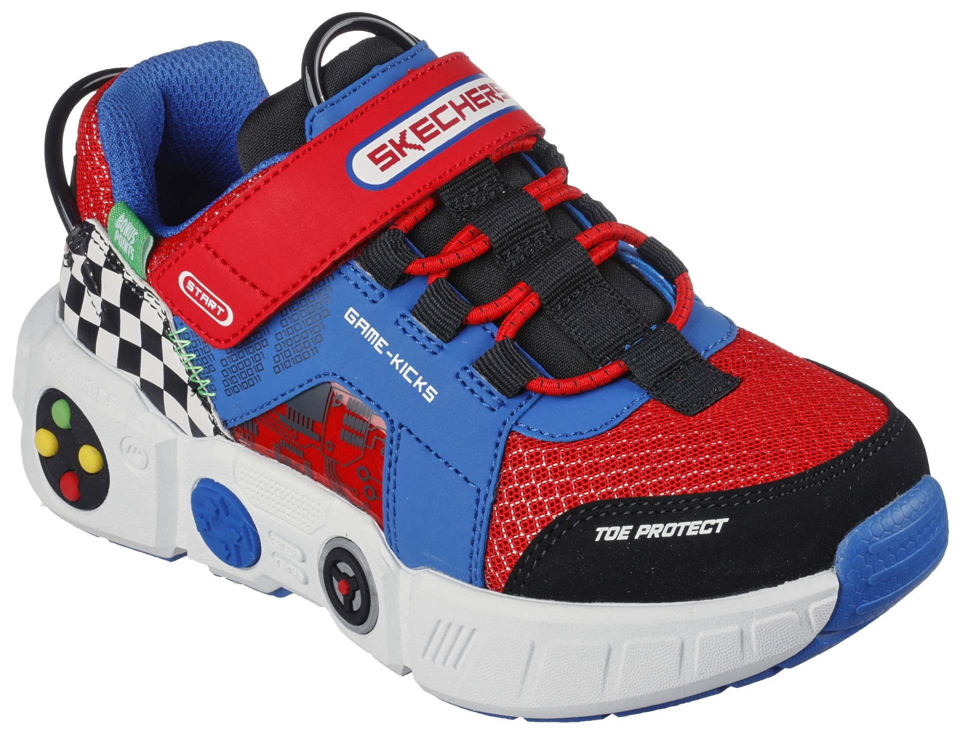 Skechers Kids Sneaker »GAMETRONIX«, mit Air-Cooled Memory Foam, Freizeitschuh, Halbschuh, Schnürschuh von Skechers Kids