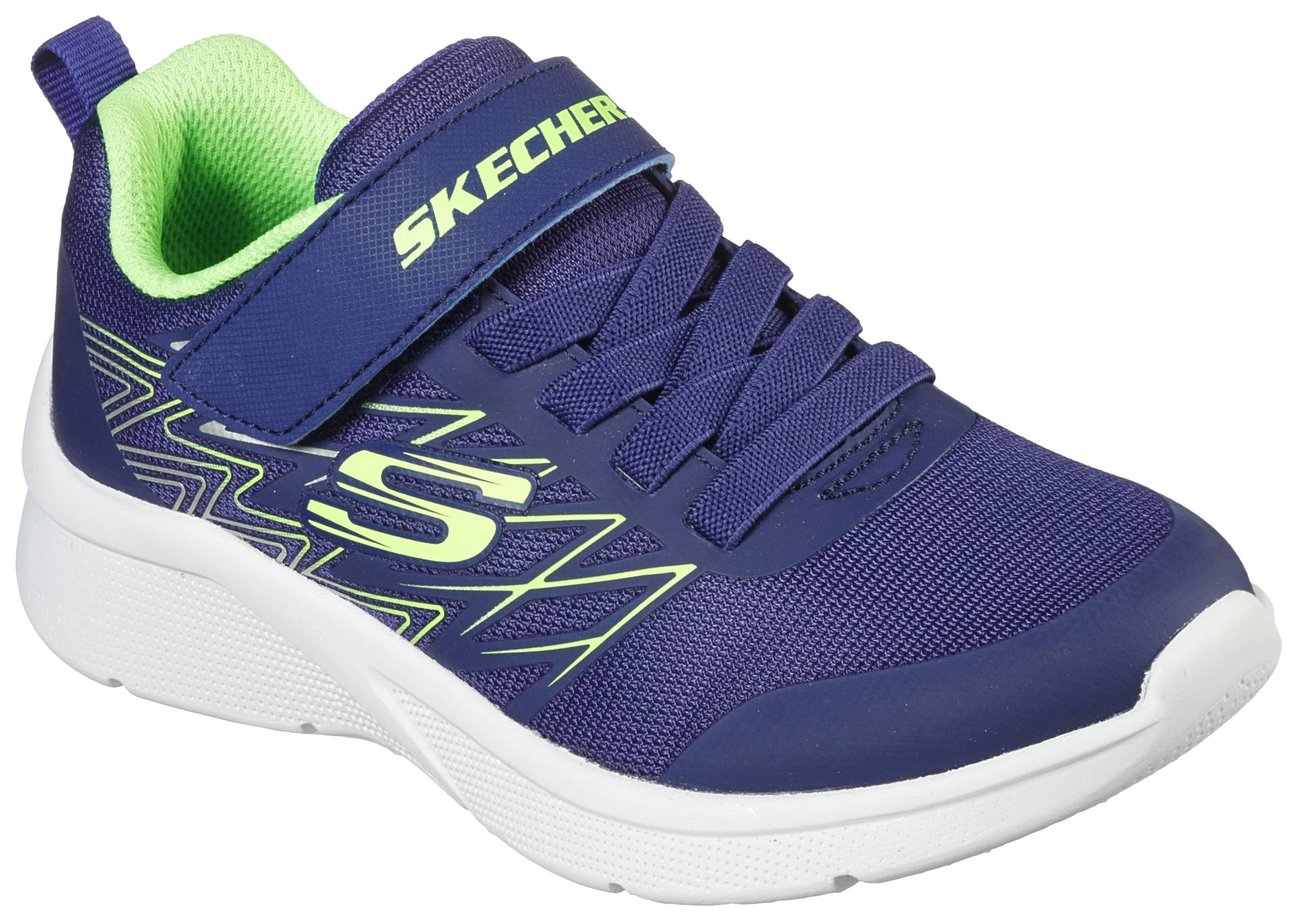 Skechers Kids Sneaker »MICROSPEC«, mit Kontrastbesatz, Freizeitschuh, Halbschuh, Schnürschuh von Skechers Kids