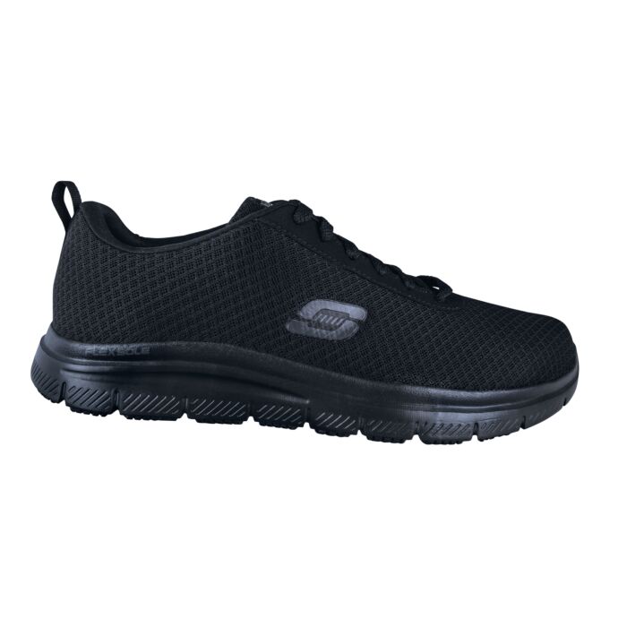 Skechers Work Schnürschuh für Herren schwarz, 41 von Skechers