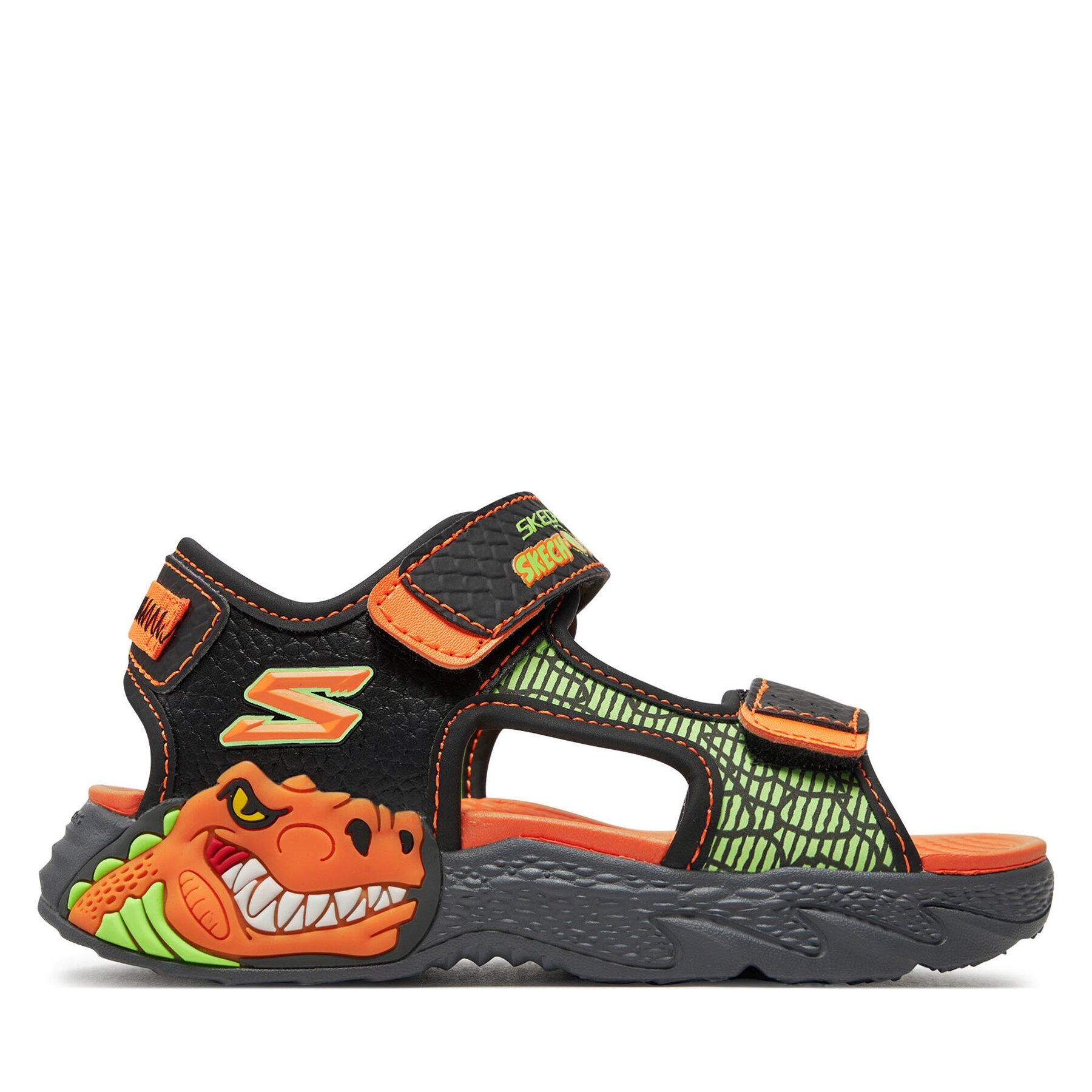 Sandalen Skechers Creature-Splash- 400614L/BKOR Schwarz von Skechers