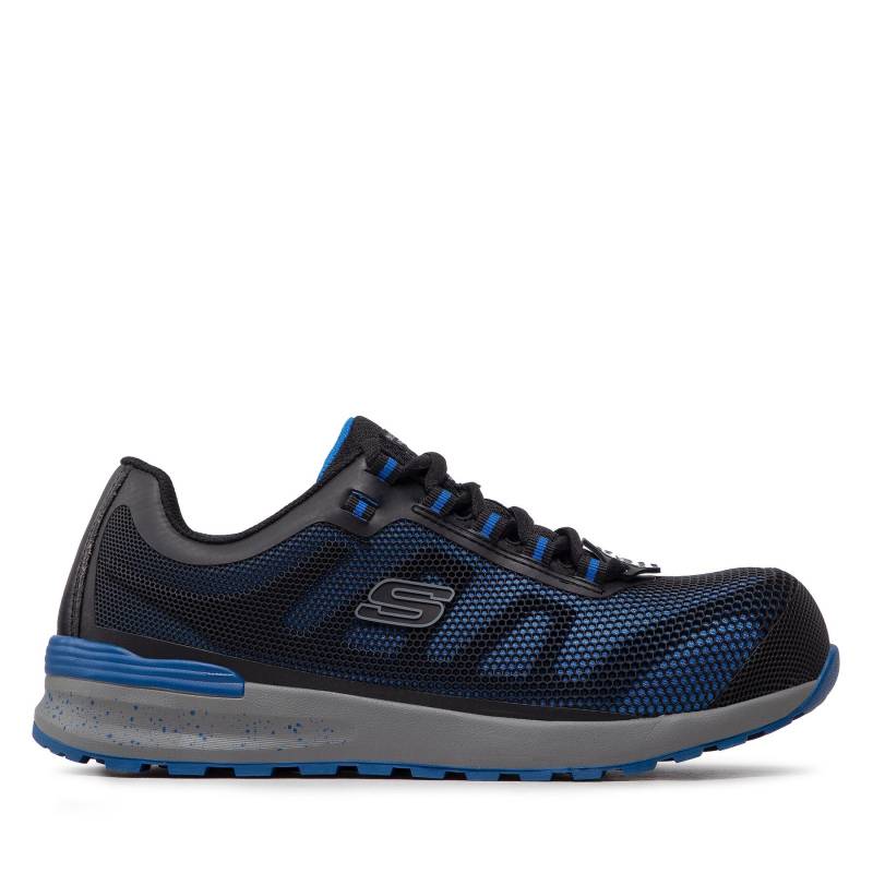 Halbschuhe Skechers Bulklin 77180EC/BLU Schwarz von Skechers