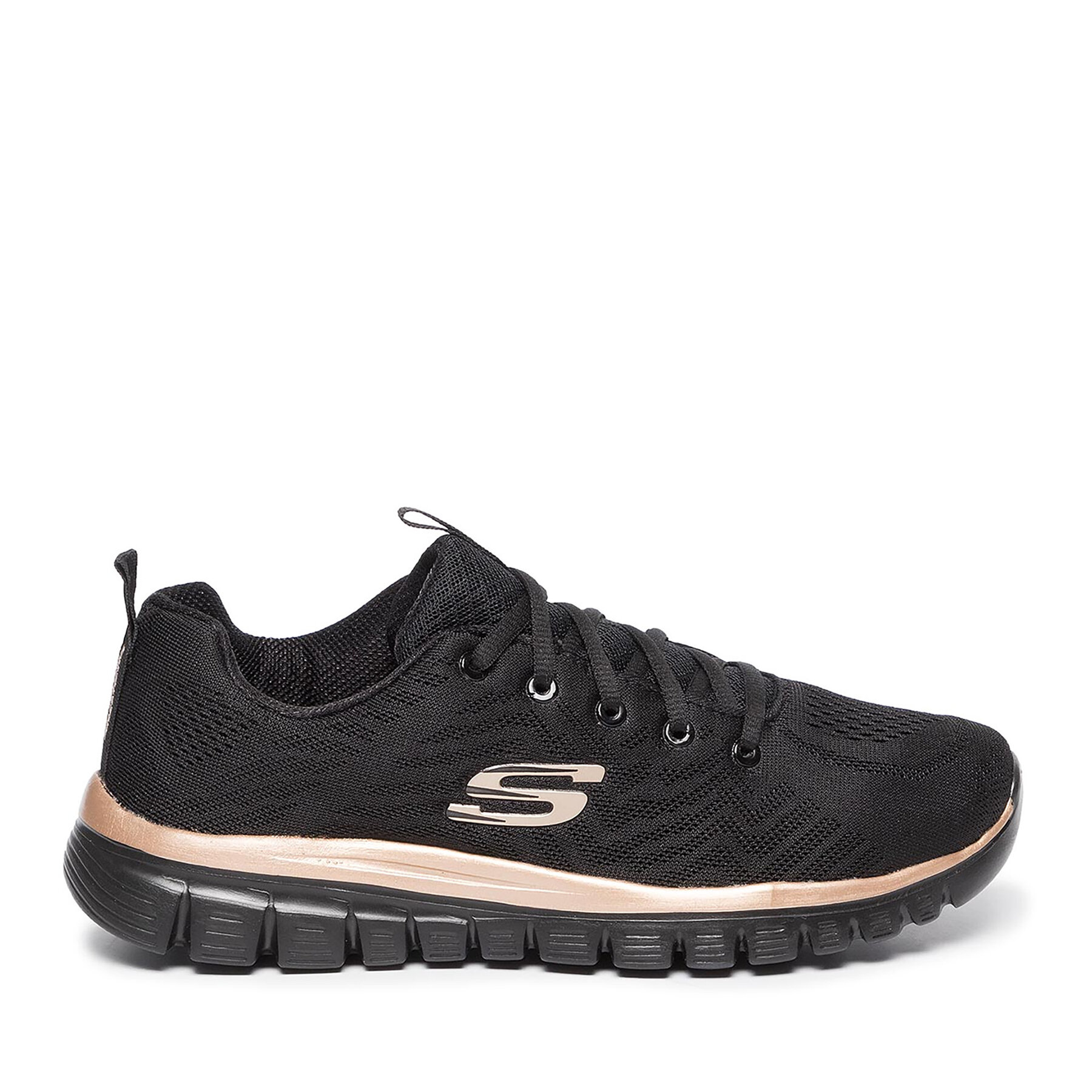 Sneakers Skechers Get Connected 12615/BKRG Schwarz von Skechers