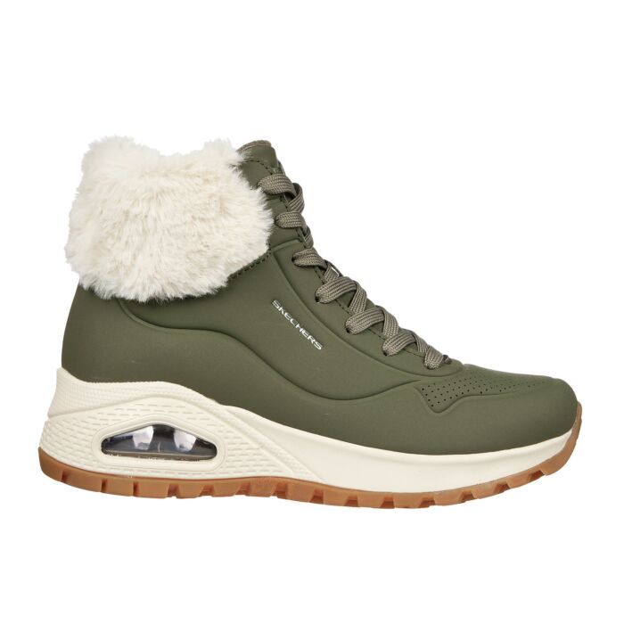 Skecher Street Uno - Stand on Air Schnürstiefel für Damen olive von Skechers