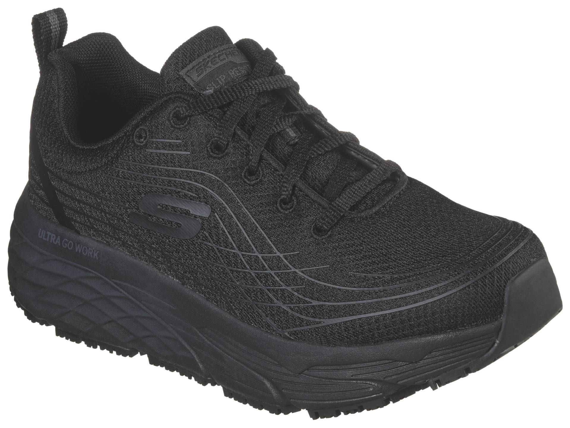 Skechers Berufsschuh »MAX CUSHIONING ELITE SR«, Schnürschuh für Gastronomie,Pflege für Maschinenwäsche geeignet von Skechers